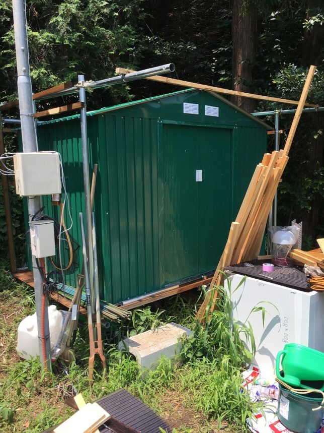 スチール扉 丁番つき 通電金具 DIY 小屋 倉庫 物置などに 楽天市場】物置